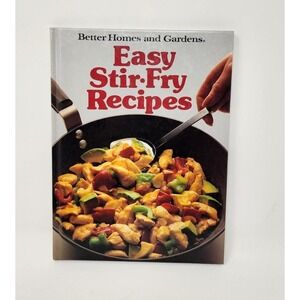 Vtg 1990 First Edition Better Homes and Gardens Cookbook Easy Stir-Fry Recipes